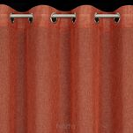 Zasłona na przelotkach 140x250 ANGELICA ceglana z etaminy z wzorem deszczyku - 4