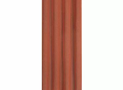 Zasłona gotowa na przelotkach 140x250 ANGELICA ceglana z etaminy z wzorem deszczyku