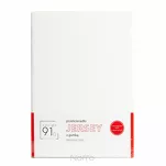 Prześcieradło z bawełny jersey z gumką kremowe 90x200 Design 91 - 6