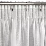 Firana na taśmie 140x270 MARGO biała błyszcząca o gęstym drobnym splocie - 10