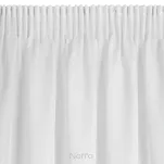 Firana na taśmie 140x270 MARGO biała błyszcząca o gęstym drobnym splocie - 3