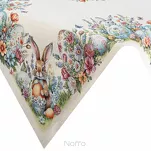 Nakładka wielkanocna 100x100 1364 gobelinowa naturalna żółta zajączki - 6