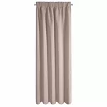 Zasłona gotowa na taśmie 135x270 LOGAN zaciemniająca pudrowa jednokolorowa z półmatowej tkaniny - 6