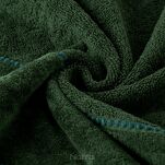 Ręcznik 50x90 MARI zielony z welurową bordiurą w pasy 500 g/m2 - 3