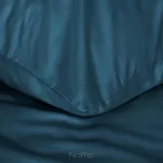 Pościel satynowa 180x200 NOVA 3 jednokolorowa gładka granatowa - 7