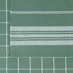 Komplet ścierek kuchennych 2x50x70 RUBI zielone w pasy z bawełny - 4