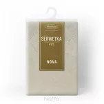 Serwetka 30x40 ISLA kremowa z żakardowym wzorem liści bananowca 4 szt. - 3