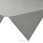 Nakładka welwetowa 85x85 MELINDA srebrna wykończona mankietem - 5