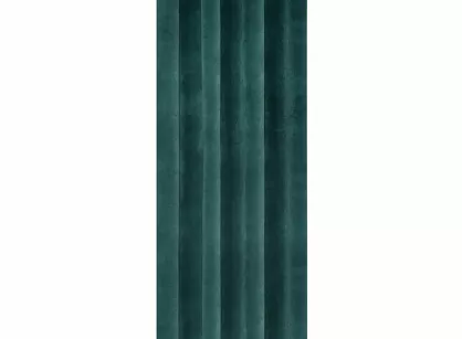 Zasłona gotowa na przelotkach 140x250 VILLA welwetowa ciemny turkus jednokolorowa o aksamitnej strukturze