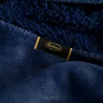 Koc jednokolorowy 220x200 TEDY granatowy imitujący buklę - 7