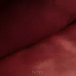 Pościel z makosatyny 140x200 LUNARA marsala bordowa z ozdobnym sznurem pasmanteryjnym - 3