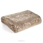 Koc 150x200 GLAMO beżowy ze złotym wzorem marmurkowym z kolekcji Design 91  - 4