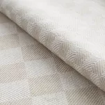 Komplet ścierek kuchennych 2x50x70 MAURO beżowe w kratkę z bawełny - 3