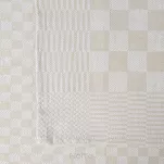 Komplet ścierek kuchennych 2x50x70 MAURO beżowe w kratkę z bawełny - 4