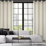 Zasłona gotowa na przelotkach 140x250 ETNA naturalna w stylu eko kreszowana - 9