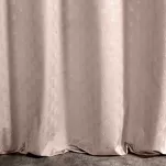 Zasłona na przelotkach 140x250 JULIA welwetowa pudrowa jednokolorowa z wytłaczanym wzorem w wachlarze - 7
