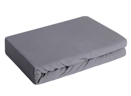 Prześcieradło z bawełny jersey 3 z gumką stalowe 160x200