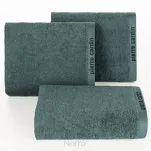 Ręcznik 70x140 EVI Pierre Cardin ciemna mięta zdobiony bordiurą w kolorze ręcznika z logo marki - 4