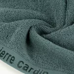 Ręcznik 70x140 EVI Pierre Cardin ciemna mięta zdobiony bordiurą w kolorze ręcznika z logo marki - 2