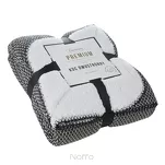 Koc 150x200 PANDA czarny biały dwustronny niezwykle miękki - 3