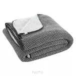 Koc 150x200 PANDA czarny biały dwustronny niezwykle miękki - 4