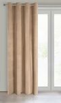 Zasłona na przelotkach 140x250 ROSA welwetowa ciemny beż Design 91 - 10