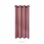 Zasłona na przelotkach 140x175 RITA jednokolorowa ciemny róż z miękkiej tkaniny - 8