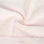 Ręcznik bawełniany 50x90 MARI jasny róż z welurową bordiurą w pasy - 3