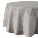 Obrus fi 120 BIANCA 2 srebrny zdobiony kantą z wplecioną nicią srebrną Diva Line - 4