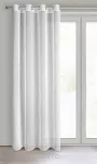 Firana na przelotkach 140x250 SONIA biała o strukturze delikatnego deszczyku - 5
