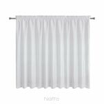 Firana gotowa na taśmie 300x150 REBECCA biała o strukturze drobnego deszczyku - 8