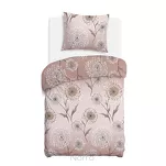 Pościel flanelowa 140x200 31513/1 różowa w dmuchawce - 4