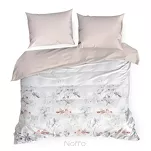 Pościel z mikrowłókna 140x200 VERANO 8 biała pudrowy róż wzór kwiatowy Design 91 - 6