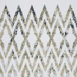 Pościel z mikrowłókna 220x200 VERANO 4 biała jasny brąz wzór geometryczny Design 91 - 5