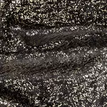 Zasłona na taśmie 135x270 EBRU zaciemniająca czarna pokryta złotym nakrapianym nadrukiem - 8