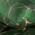 Pościel satynowa 220x200 GIFT 1 zielona z abstrakcyjnym nadrukiem z kolekcji Nova Print zapakowana w pudełko - 7