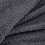 Koc na fotel 70x160 LORI stalowy puszysty jednokolorowy z kolekcji Design 91 - 3