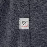 Koc na fotel 70x160 LORI stalowy puszysty jednokolorowy z kolekcji Design 91 - 8