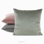 Poszewka welwetowa 45x45 GAJA 1 jednokolorowa pudrowa - 5