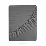 Prześcieradło z mikrowłókna z gumką 140x200 SOFT stalowe Design 91 - 3