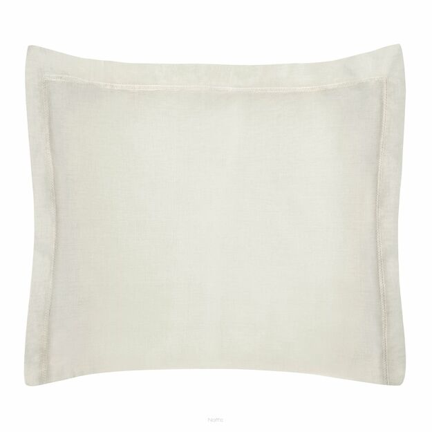 Poszewka bawełniana 70x80 NOVAC beżowa z ozdobną kantą Nova Colour