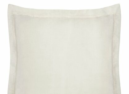 Poszewka bawełniana 70x80 NOVAC beżowa z ozdobną kantą Nova Colour