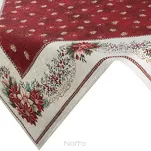 Nakładka świąteczna 100x100 481 czerwona z motywem gwiazdy betlejemskiej - 2