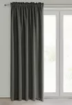 Zasłona na taśmie 135x270 PARISA zaciemniająca grafitowa jednokolorowa Design 91 - 8