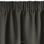 Zasłona na taśmie 135x270 PARISA zaciemniająca grafitowa jednokolorowa Design 91 - 4
