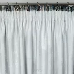 Zasłona na taśmie 140x270 ESTER welwetowa turkusowa z przecieranym wzorem - 7