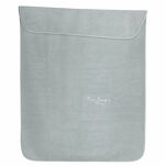 Koc akrylowy 220x240 CLARA 1 Pierre Cardin srebrny jednokolorowy z wyhaftowanym logo - 8