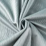 Zasłona na przelotkach 140x250 LILI welwetowa niebieska z wytłaczanym falującym wzorem - 3