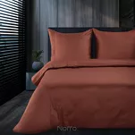 Pościel z makosatyny 220x200 ELEGANT 1I Eva Minge marsala z ozdobną kantą i haftem - 4