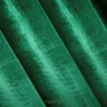 Zasłona gotowa na taśmie 140x300 SAMANTA welwetowa ciemna zieleń o subtelnym połysku - 6
